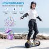 RCB Hoverboard and Kart Bundle for Kids with Hoverkart Set