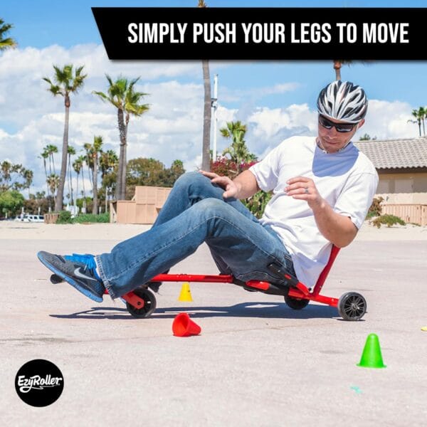 81U8nWNoWpL._AC_SL1500_ EzyRoller Pro X Ride On Toy for Kids and Adults, Ages 9+, Up to 220 lbs - Red