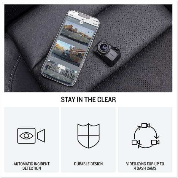 Garmin Dash Cam Mini 3, ultracompact Dash Cam