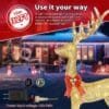 HOYECHI Lighted Christmas Decoration Deer 3 Piece