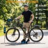 Finbike 26in Electric Bikes for Adults, 100KM Range, APP and USB Charging