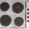 81WK2O-zNsL._AC_SL1500_ SIA 60cm Electric Hob, Stainless Steel, Solid Plate, 4 Zone, PHP601SS