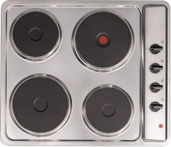81WK2O-zNsL._AC_SL1500_ SIA 60cm Electric Hob, Stainless Steel, Solid Plate, 4 Zone, PHP601SS