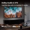 Hisense 40" 40A4QTUK FHD LED TV with Freely - Direct Lit LED, Dolby Audio, Natural Colour Enhancer, Games Mode, Sports Mode, Disney +, YouTube, Netflix [Energy Class F]
