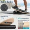 Sportneer Surf Balance Board Adult, Surfing Skateboard Training 200KG