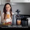 Ninja Cold Press Juicer Machine with Jug & Pulp Container