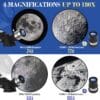 MEEZAA Telescope for Adults Astronomy, 80mm Aperture 600mm Refractor Telescope for Kids & Beginners