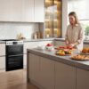 Midea 60cm Freestanding Electric Cooker with Ceramic Hob