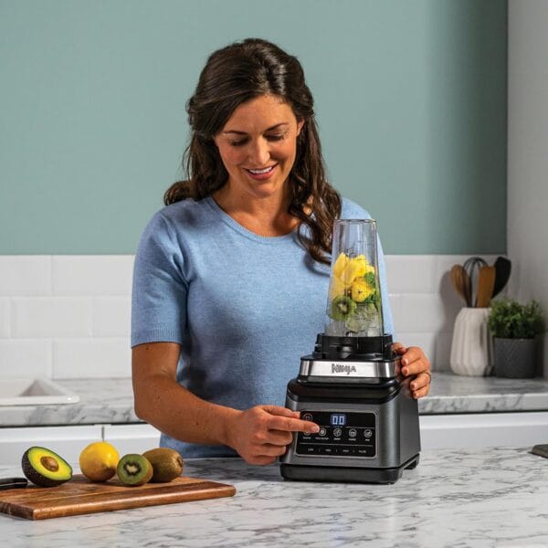 Ninja 3-in-1 Food Processor & Blender with Auto-iQ
