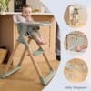 Baby Elegance Mash Baby High Chair for Babies & Toddlers (Sage)