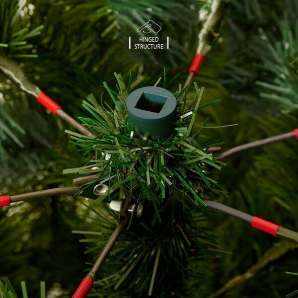VeryMerry 6FT Pre Lit Christmas Tree 2in1 Dual-Color