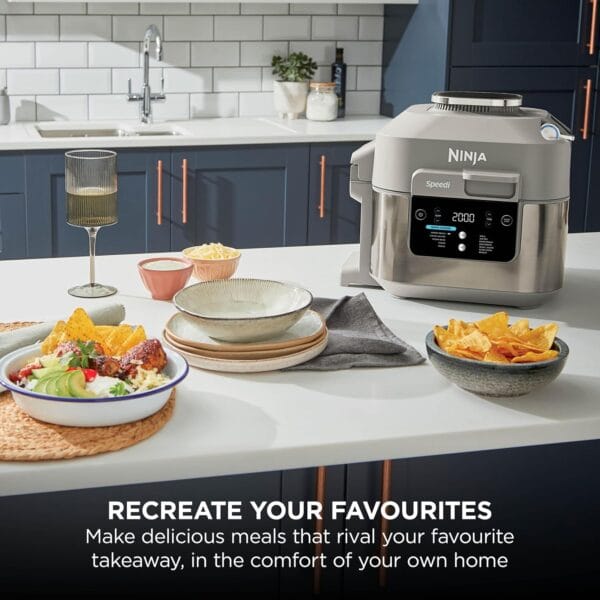 Ninja Speedi 12-in-1 Multi-Cooker, 5.7L Cooking Pot, Stone Gold ON500UKSTGD
