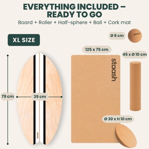 STAASH Pro Kit Balance Board Set