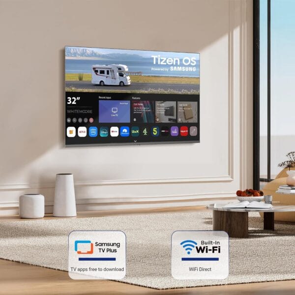32" Smart 12V TV, 12V/24V Traveller LED TV, Samsung Tizen OS