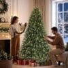 Shareconn 6.5ft Artificial Fir Function Christmas Tree with Lights,17 modes
