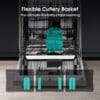Hisense HS622E90XUK Freestanding Standard Dishwasher 85cm High