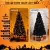 81dzT+rXRdL._AC_SL1500_ 6ft Black Artificial Christmas Tree with DIY 100 Warm Lights
