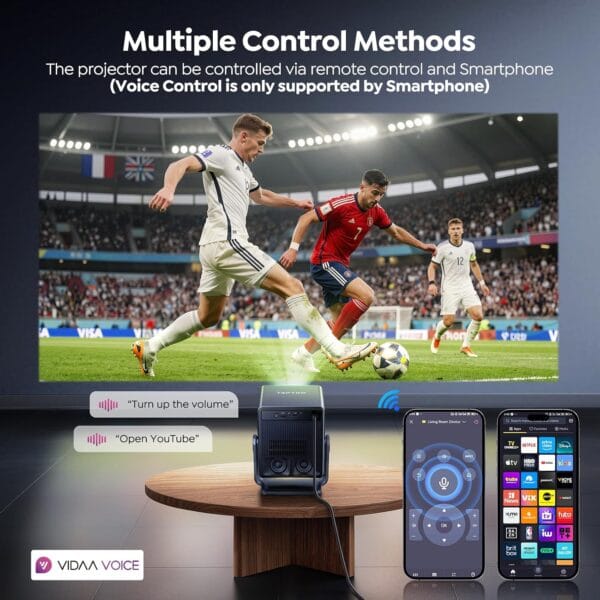 Projector 4K with VIDAA OS