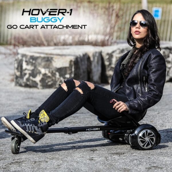 81gPx3mFM0L._AC_SL1500_ HOVER-1 Kart Buggy Attachment | Compatible with Most 6.5" & 8" Electric Hoverboards