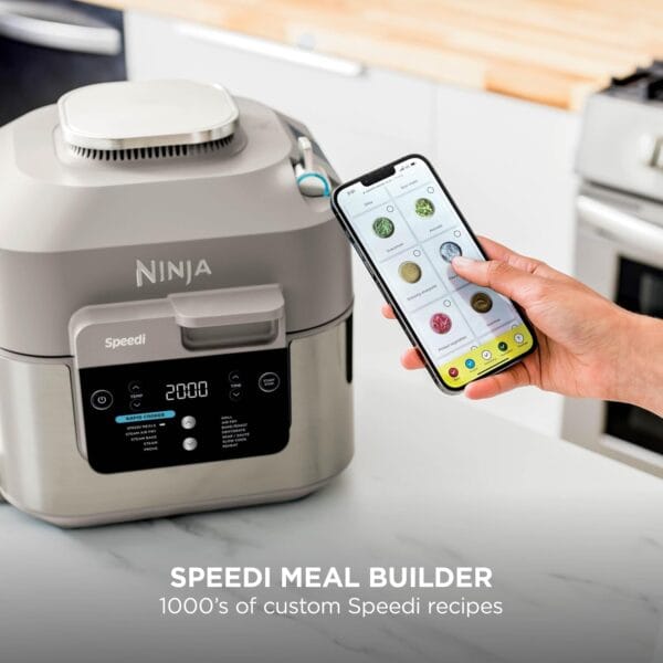 Ninja Speedi 12-in-1 Multi-Cooker, 5.7L Cooking Pot, Stone Gold ON500UKSTGD