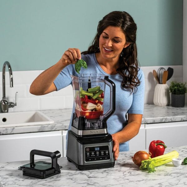 Ninja 3-in-1 Food Processor & Blender with Auto-iQ