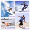Sportneer Balance Board Skateboard, 7-in-1 Wooden Surfboard for Adults Kids