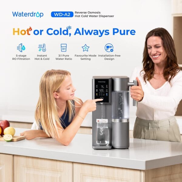 Waterdrop A2 Hot and Cold Countertop Reverse Osmosis System