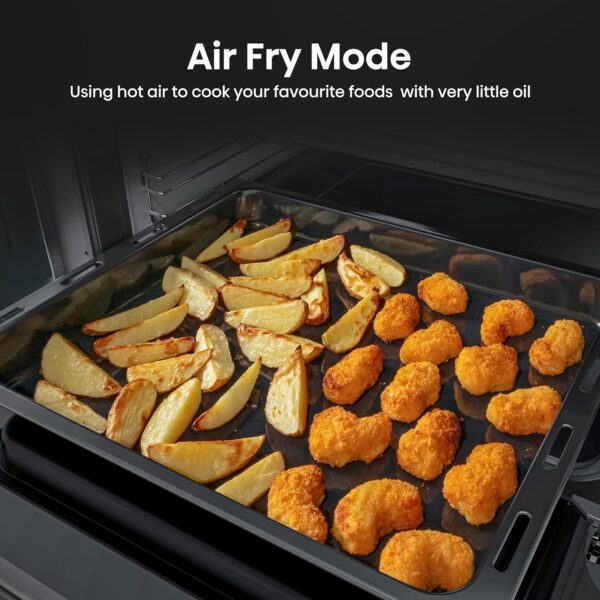 Hisense Hi6 Max 60cm Electric Cooker with Ceramic Hob HDCEC6C20W - White - A Rated [Energy Class A]