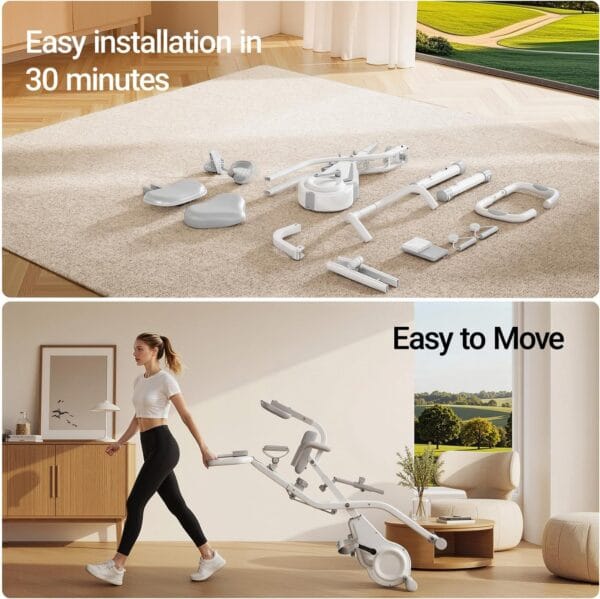 Home Exercise Bike Fitness Bike Silent with Adjustable Resistance