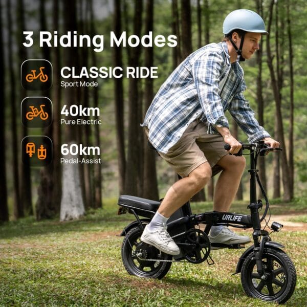 URLIFE 14" Electric Bike, Portable E-bike