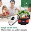 JML Go Chef Multi Cooker 5L – 8in1 Slow Cooker, Rice Cooker & Fryer