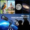 MEEZAA Telescope, Professional Powerful Telescope for Adults Astronomy Beginners