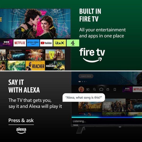 81ldcSP4ViL._AC_SL1500_ Toshiba UF26 Fire 43" 4K Ultra HD LCD Smart Fire TV