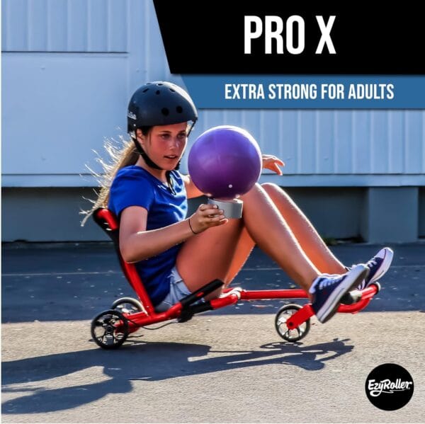 81mAKVSm+xL._AC_SL1500_ EzyRoller Pro X Ride On Toy for Kids and Adults, Ages 9+, Up to 220 lbs - Red