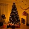 81mWmYAYVpL._AC_SL1500_ 6ft Black Artificial Christmas Tree with DIY 100 Warm Lights