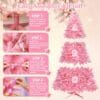 81nQ4d6LcfL._AC_SL1500_ Pink Rotating Christmas Tree Prelit 7ft