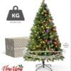 VeryMerry 6FT Pre Lit Christmas Tree 2in1 Dual-Color