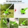 Cordless Garden Strimmers,Electric Cordless 21v Grass Strimmer with 2 X 2000mAh Battery