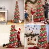 5 Ft Pop Up Christmas Tree with 16.5 Ft String Lights