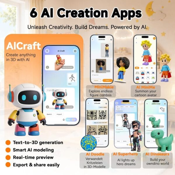 X-Maker Joy AI Kids 3D Printer for Beginners
