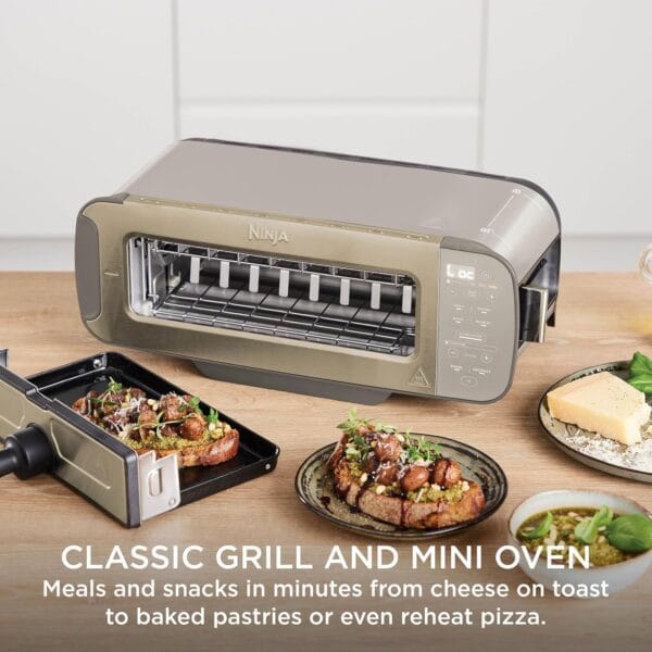 Ninja Foodi 3-in-1 Toaster, Grill and Panini Press, Stone Gold ST202UKSTGD