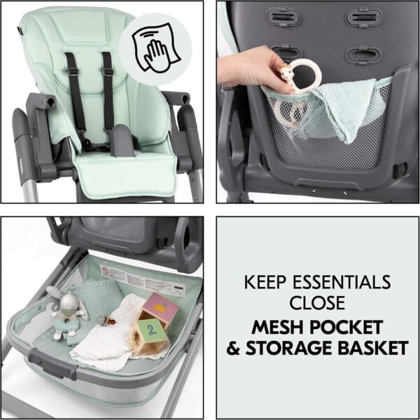 Hauck Grow Up Baby High Chair – Reclining Seat