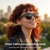EarlySincere AI Smart Glasses, 8MP 4K POV Camera, EIS HD Video, Translation