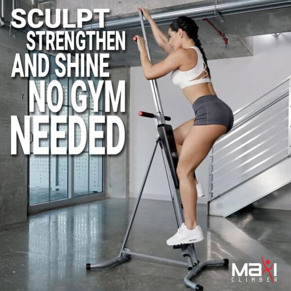 MaxiClimber Vertical Climber Provides an Adjustable Platform to Target Power