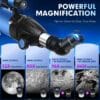 MEEZAA Telescope, Professional Powerful Telescope for Adults Astronomy Beginners