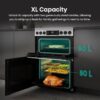 Hisense Hi6 Max 60cm Electric Cooker with Ceramic Hob HDCEC6C20W - White - A Rated [Energy Class A]