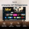 HYE 43" LED Smart TV - 4K Ultra HD, Samsung Tizen OS & Gaming Hub, Black