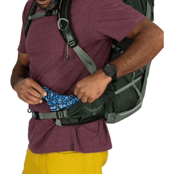Osprey Men's Talon 33 Lightweight Hiking Backpack, Scoria Blue/Night Shift, One Size