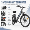 E Bikes for Men Adults, 250W Electric Bike with 39nm Torque