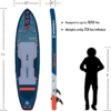 9 WOWSEA Inflatable Paddle Board for All Skill Levels, 3400g Heavy Dropstitch